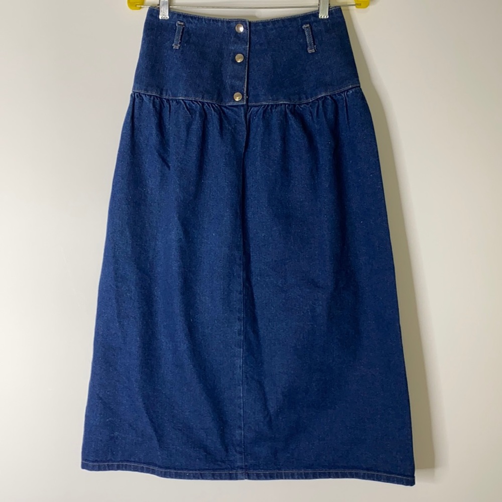 A Line Jeans Skirt